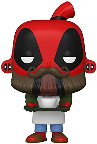 Funko Pop! Marvel: Deadpool 30th Anniversary Coffee Barista Figure