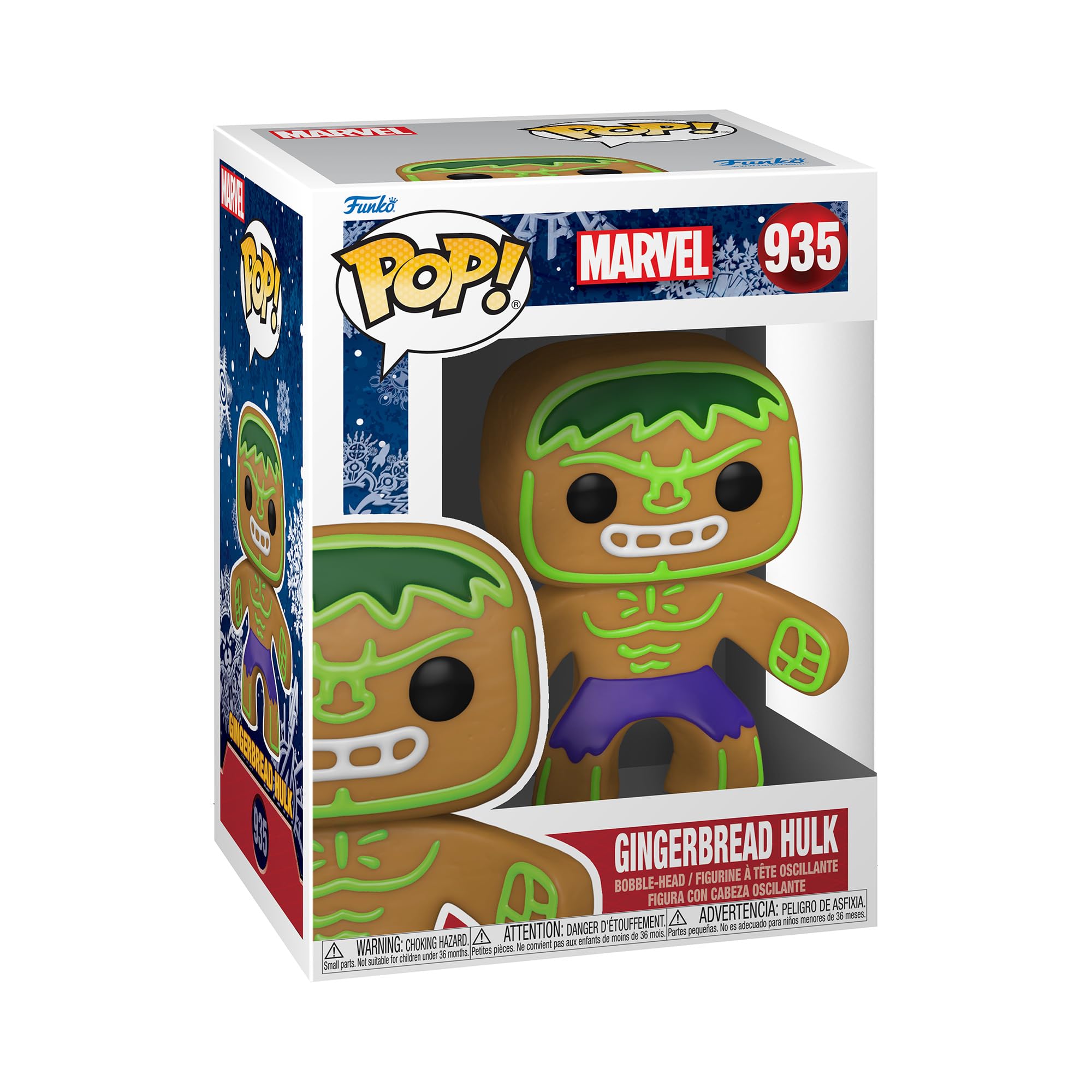 Funko Pop! Marvel: Gingerbread Hulk Vinyl Figure (4 inches) - Collectible Bobblehead
