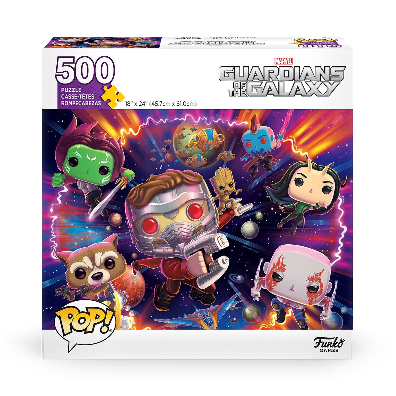 Funko Pop! Marvel Puzzle: Guardians of the Galaxy 500-Piece Jigsaw