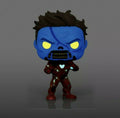 Funko POP Marvel What If? Zombie Iron Man Amazon Exclusive Glow in the Dark Bobblehead