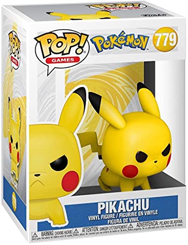 Funko Pop! Pokemon Pikachu (Attack Stance) Vinyl Figure – 3-Inch Collectible Toy