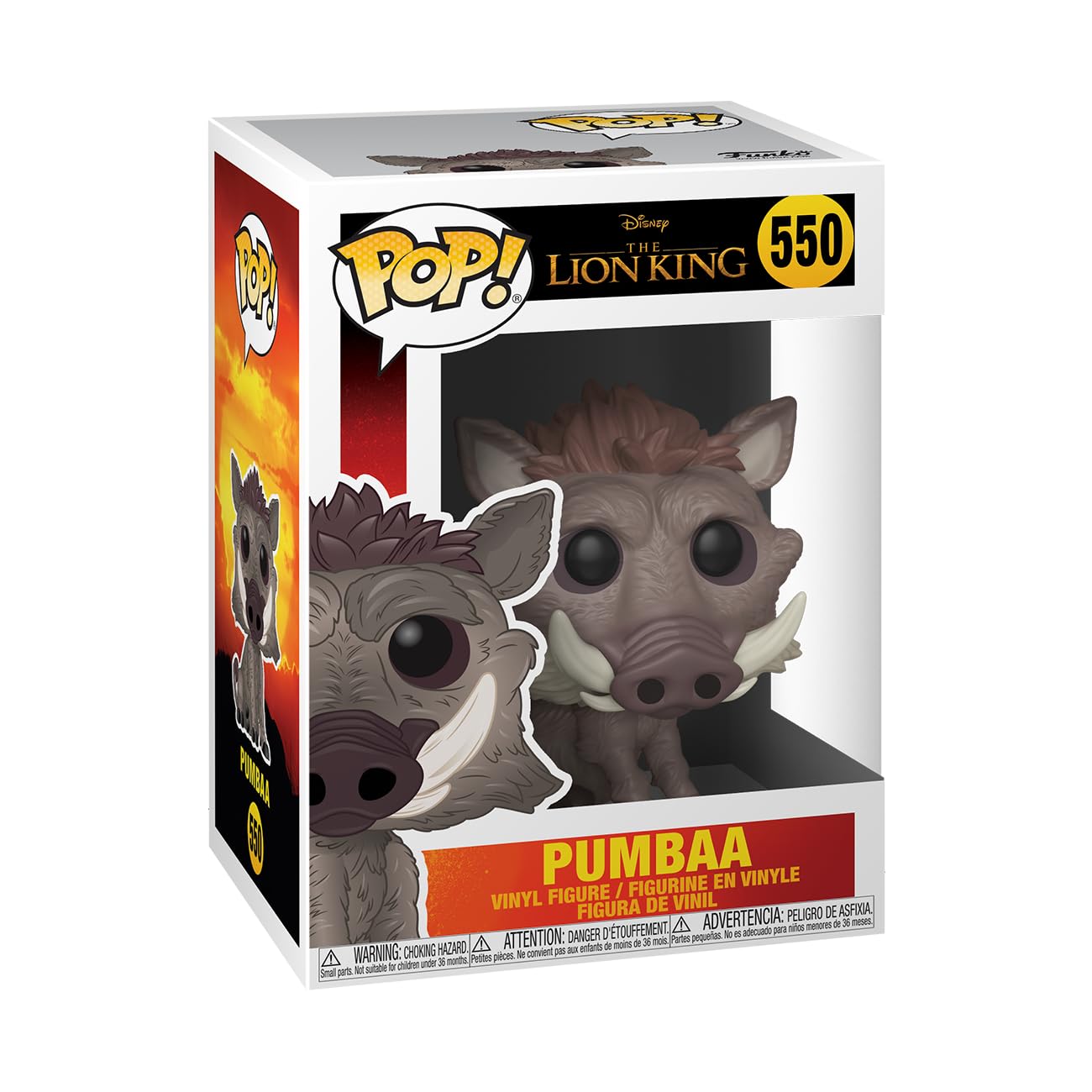 Funko Pop! Pumbaa – Lion King Live Action Vinyl Figure, 3 3/4 Inches