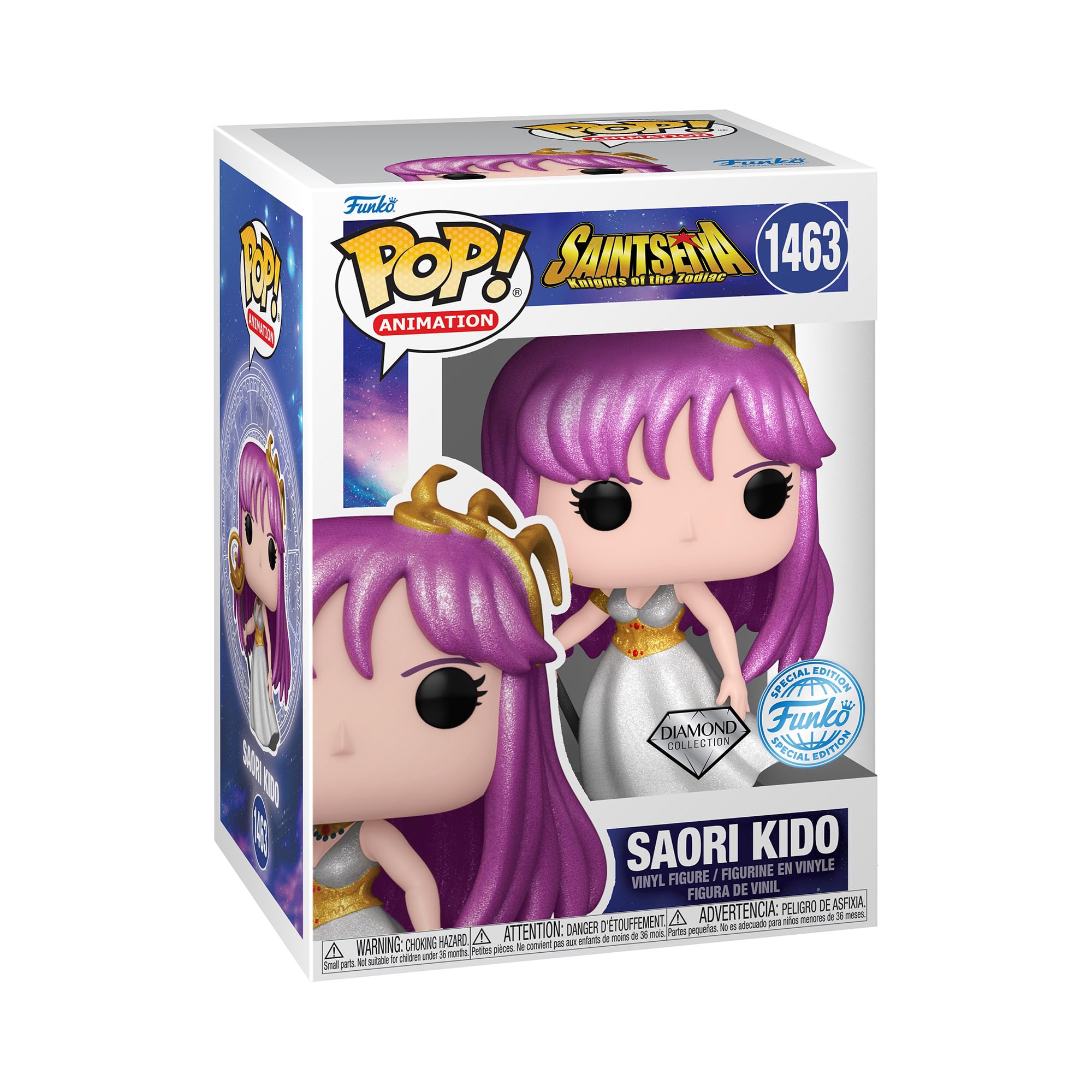 Funko Pop! Saint Seiya: Athena (Saori Kido) – Diamond Collection Glitter Exclusive