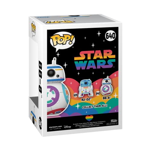Funko Pop! Star Wars BB-8 Pride 2023 Vinyl Figure – 3.75-Inch Collectible