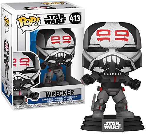 Funko Pop! Star Wars: Clone Wars Wrecker Bobblehead Figure (3.75-inch)