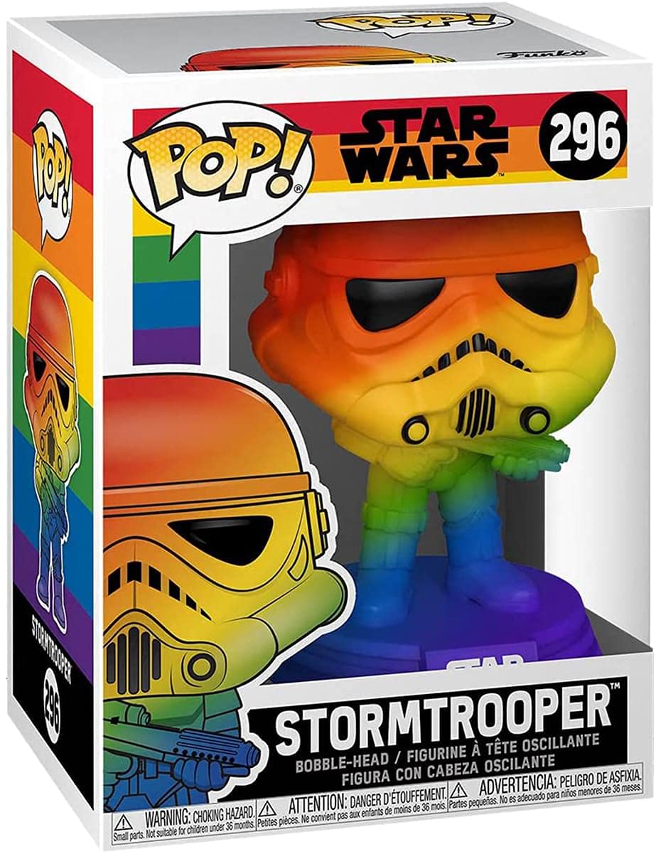 Funko POP Star Wars: Pride Stormtrooper (Rainbow) Vinyl Figure 4.5" Collectible