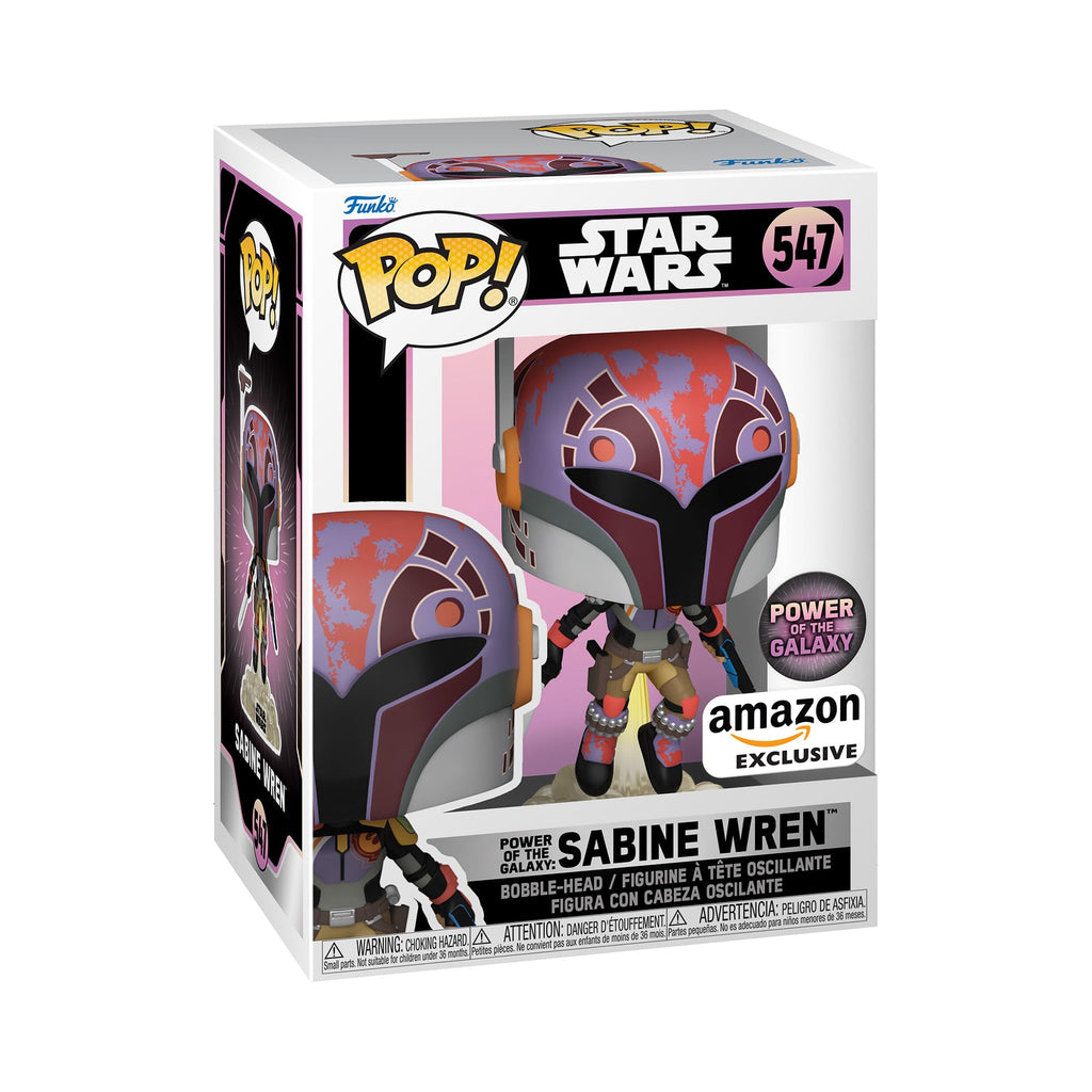 Funko Pop! Star Wars: Sabine Wren with Darksaber - Amazon Exclusive Power of the Galaxy Figure
