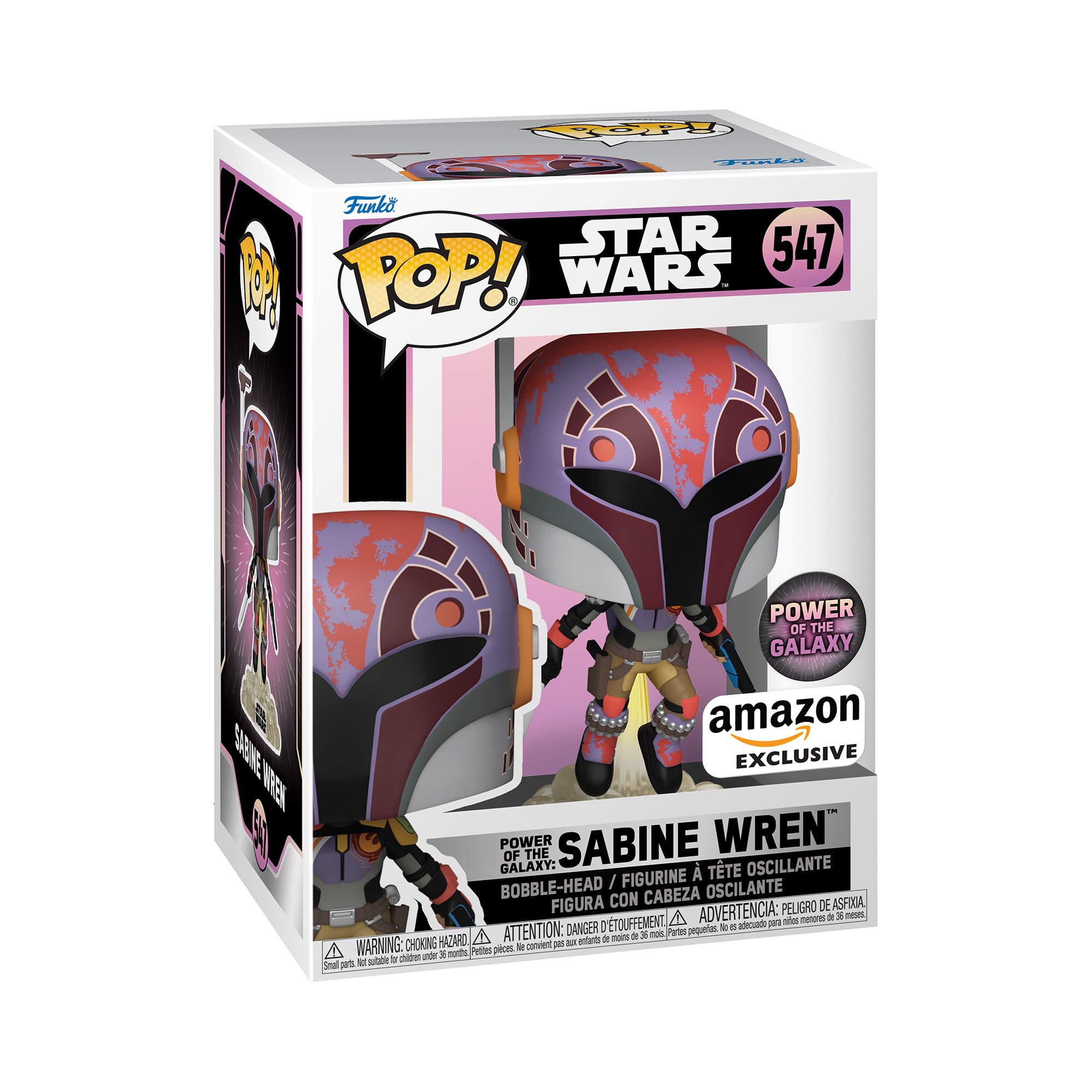 Funko Pop! Star Wars: Sabine Wren with Darksaber - Amazon Exclusive Power of the Galaxy Figure