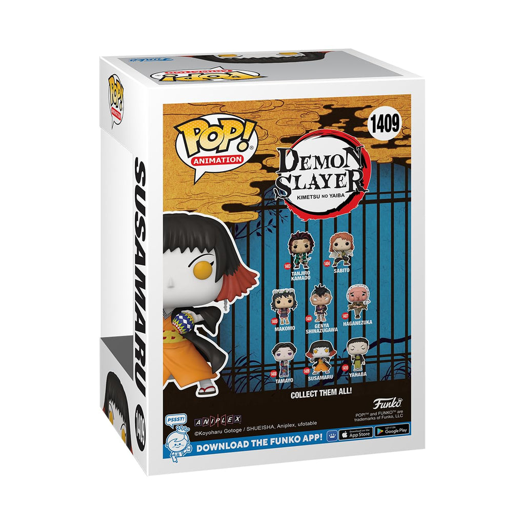 Funko Pop! Susamaru (Demon Slayer) – 1 in 6 Chance for Glow-in-the-Dark Chase Variant