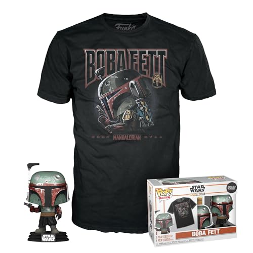 Funko POP! & Tee: Star Wars – Boba Fett Shirt and Figure Set