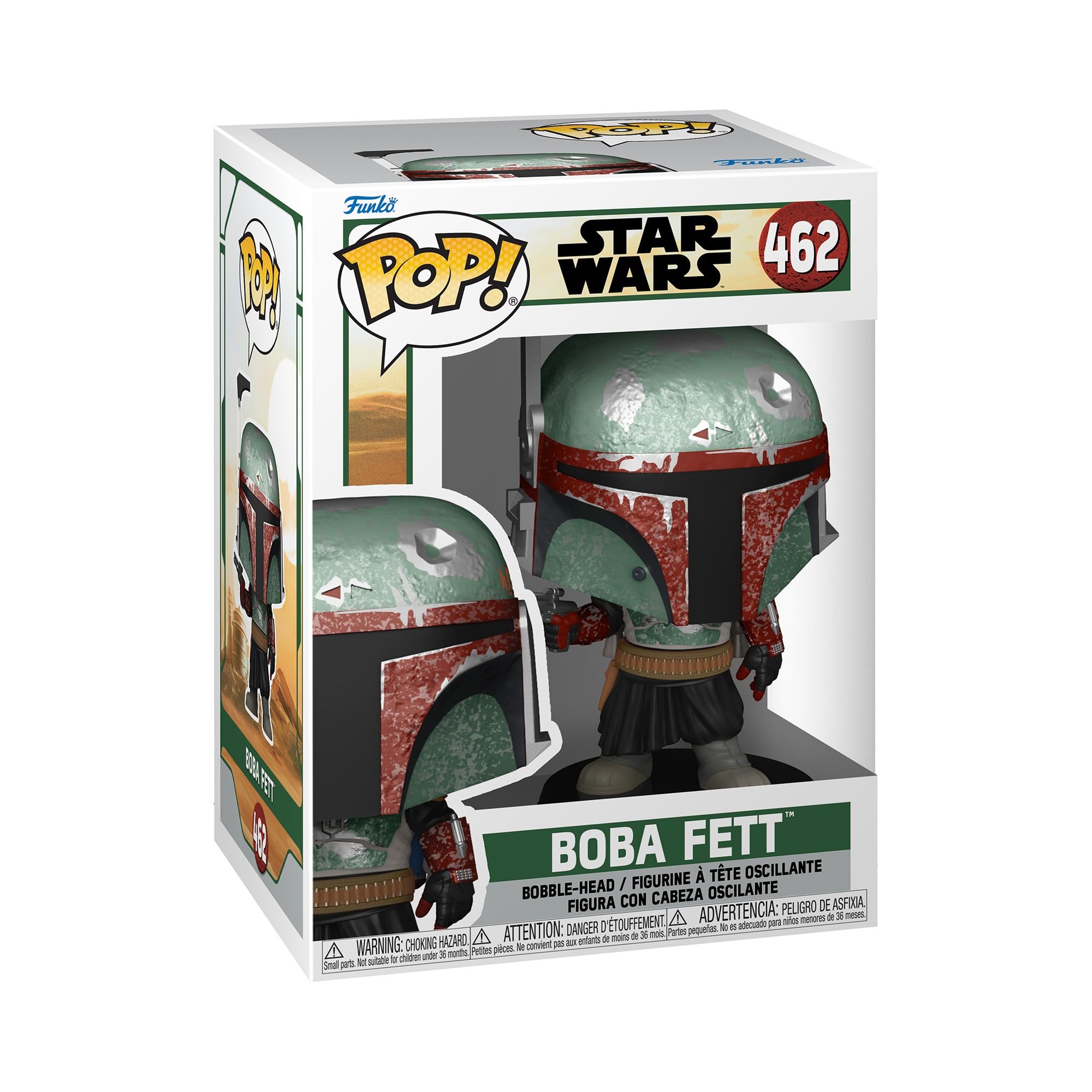 Funko POP! & Tee: Star Wars – Boba Fett Shirt and Figure Set