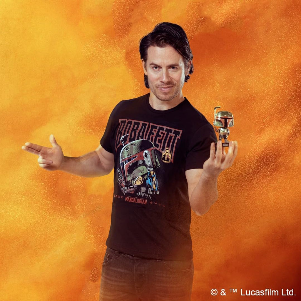 Funko POP! & Tee: Star Wars – Boba Fett Shirt and Figure Set