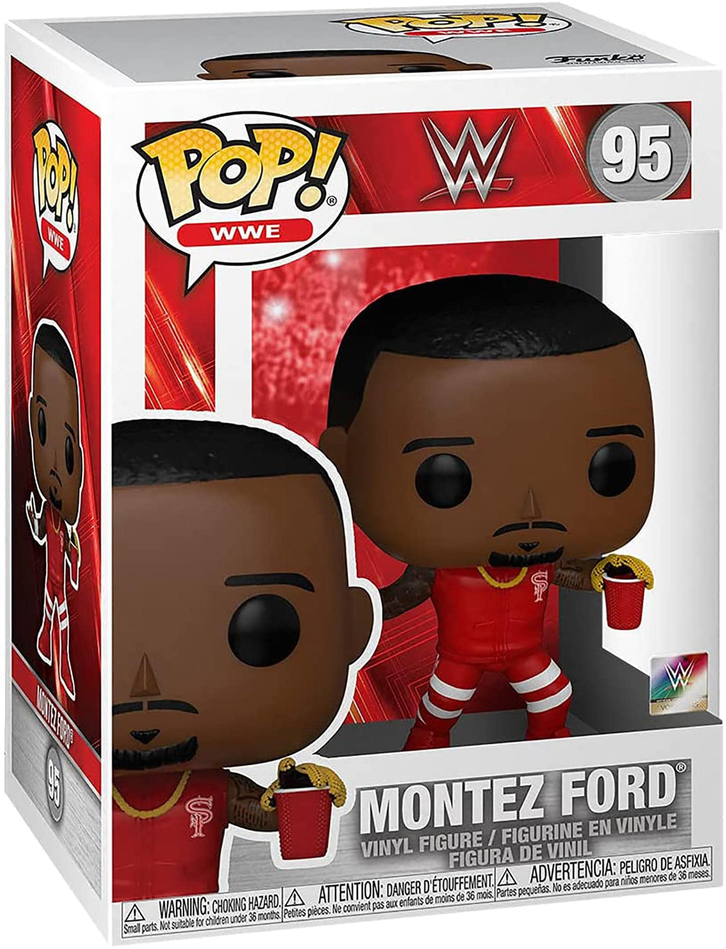 Funko Pop! WWE: Montez Ford (Street Profits) Vinyl Figure, 3 ¾-Inch Collectible