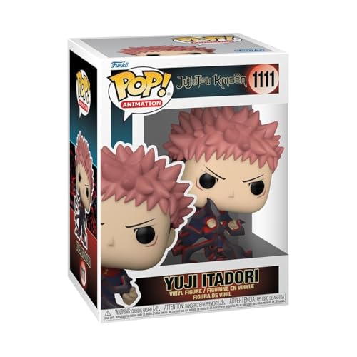 Funko Pop! Yuji Itadori (Jujutsu Kaisen) – Collectible Vinyl Figure, 4.15-Inch Official Merchandise