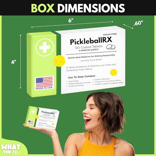 Funny Birthday Gag Gift 30th 40th 50th 60th 70th: Prescription Mints Box by What The Fun