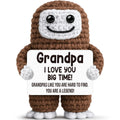 Funny Crochet Bigfoot Grandpa Gift by GwhyGifts - Handmade Keepsake for Grandfather