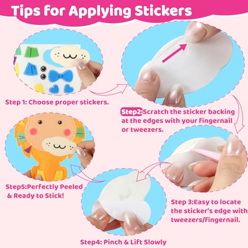Funtopia Sewing Kit for Kids: 10 Easy Felt Animal Projects with Step-by-Step Guide – Beginner Sewing Craft for Ages 5-12