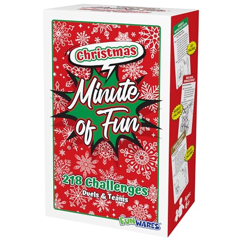 Funwares Christmas Edition 218 Minute-to-Win-It Party Games for Family and Travel