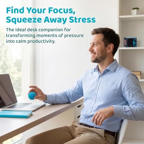 Fuzz Ball Squishy Stress Ball – Purple Slow-Rising Plush Squeeze Toy for Desk Stress Relief