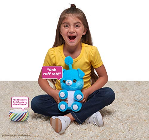 Fuzzible Friends Cuddles The Puppy Plush Light Up Toy – Interactive Toy with Alexa Translation