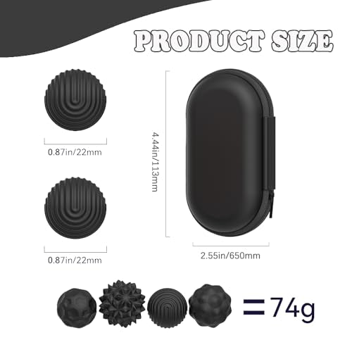 FZChenrry Magnetic Fidget Ball Set – Silicone Sensory Stress Relief Toys for Adults and Teens with ADHD, Autism, or Anxiety (2-Pack with Storage Box)
