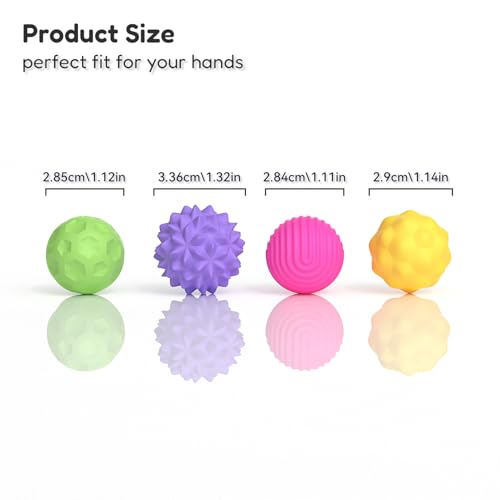 FZChenrry Silicone Magnetic Fidget Balls - Stress Relief Toy for Anxiety, ADHD, Autism - Quiet Sensory Toy for Adults & Teens