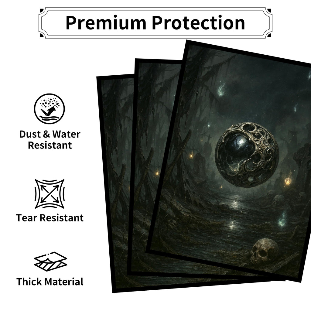 g00d4u Element Series Void's Gaze MTG Card Sleeves – 100 Standard Size Matte Art Sleeves with Ultra Clear Front