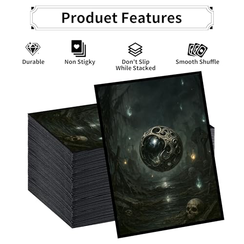 g00d4u Element Series Void's Gaze MTG Card Sleeves – 100 Standard Size Matte Art Sleeves with Ultra Clear Front