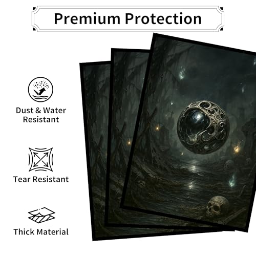 g00d4u Element Series Void's Gaze MTG Card Sleeves – 100 Standard Size Matte Art Sleeves with Ultra Clear Front