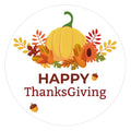 G2PLUS Happy Thanksgiving Stickers 60PCS - 2 Inch Round Fall Pumpkin Envelope Seals for Gifts