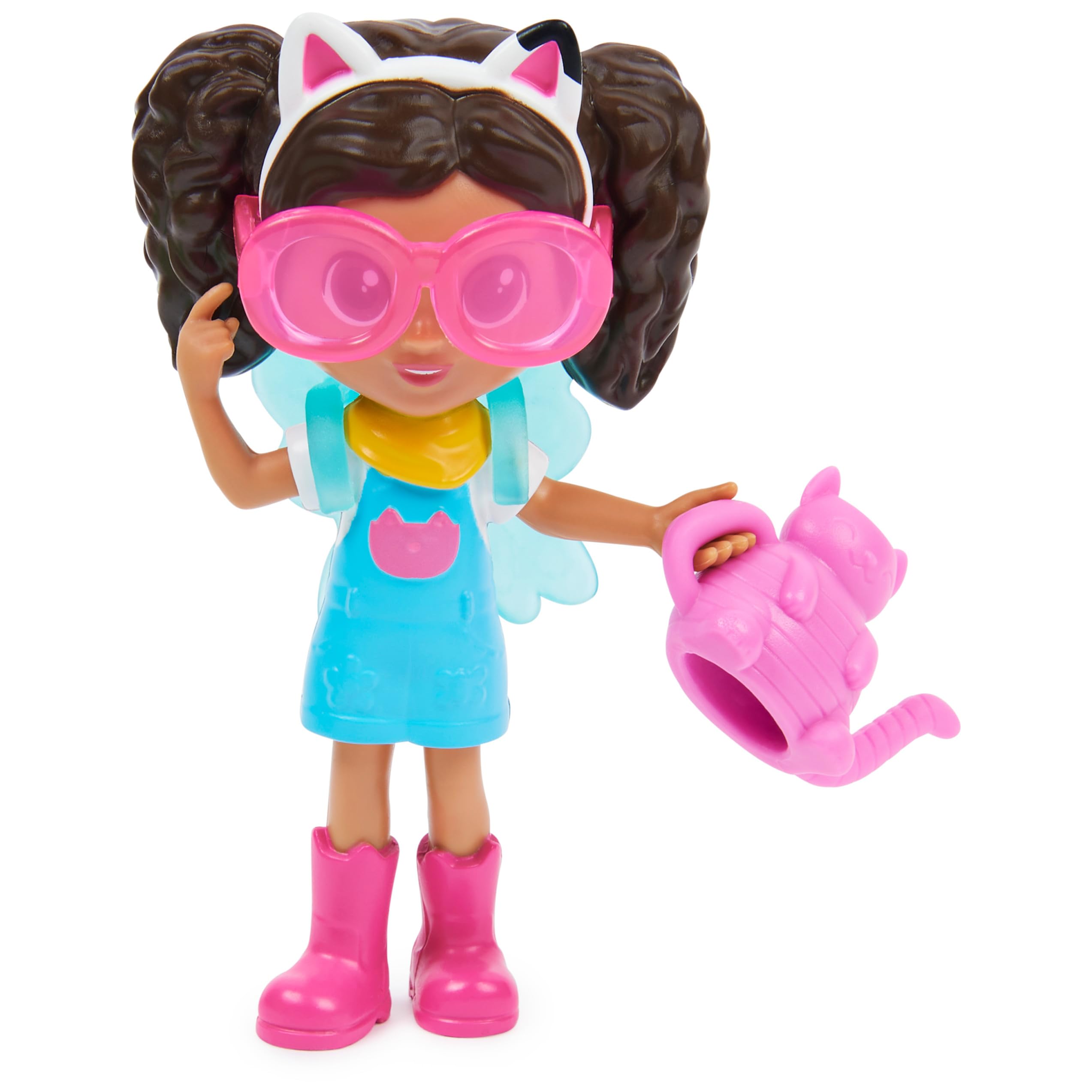 Gabby's Dollhouse Flower-rific Garden Set – Gabby Girl Figure with Sunglasses Action, Kitty Fairy, and Surprise Accessory