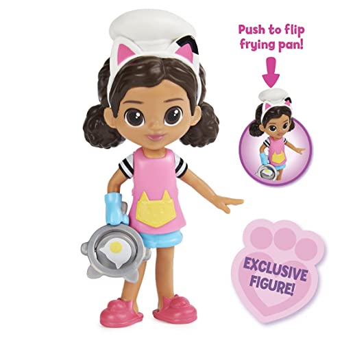 Gabby's Dollhouse Lunch and Munch Kitchen Set - Pretend Play Cooking Set with Action Figure and Surprise Accessory