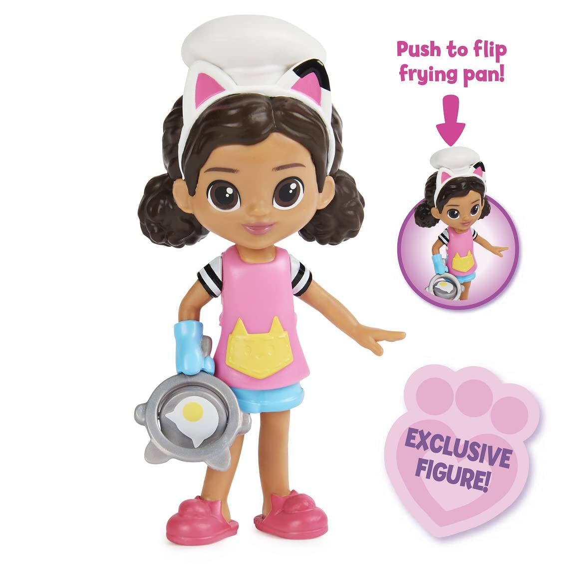 Gabby's Dollhouse Lunch and Munch Kitchen Set - Pretend Play Cooking Set with Action Figure and Surprise Accessory