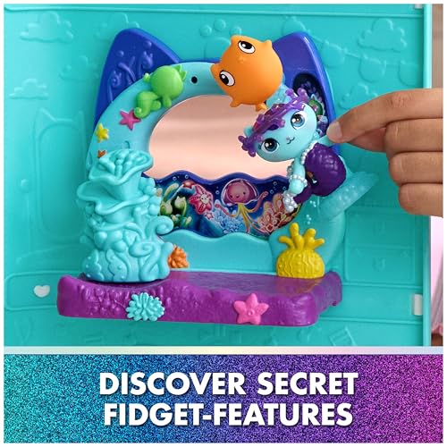 Gabby's Dollhouse Mercat's Aquarium Balcony Playset with MerCat Figure & Accessories