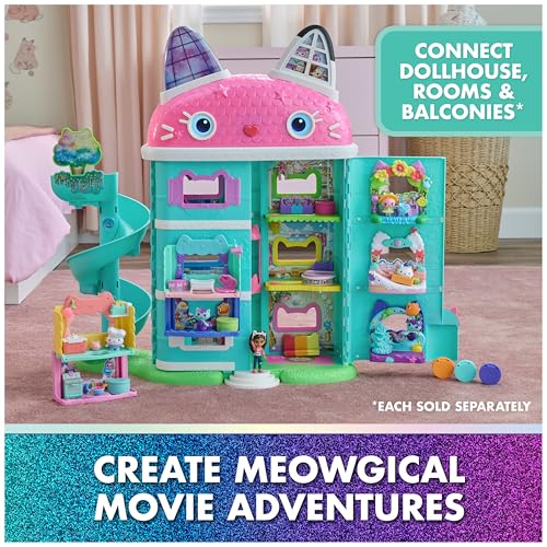 Gabby's Dollhouse Mercat's Aquarium Balcony Playset with MerCat Figure & Accessories