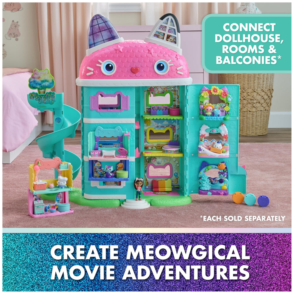 Gabby's Dollhouse Mercat's Aquarium Balcony Playset with MerCat Figure & Accessories