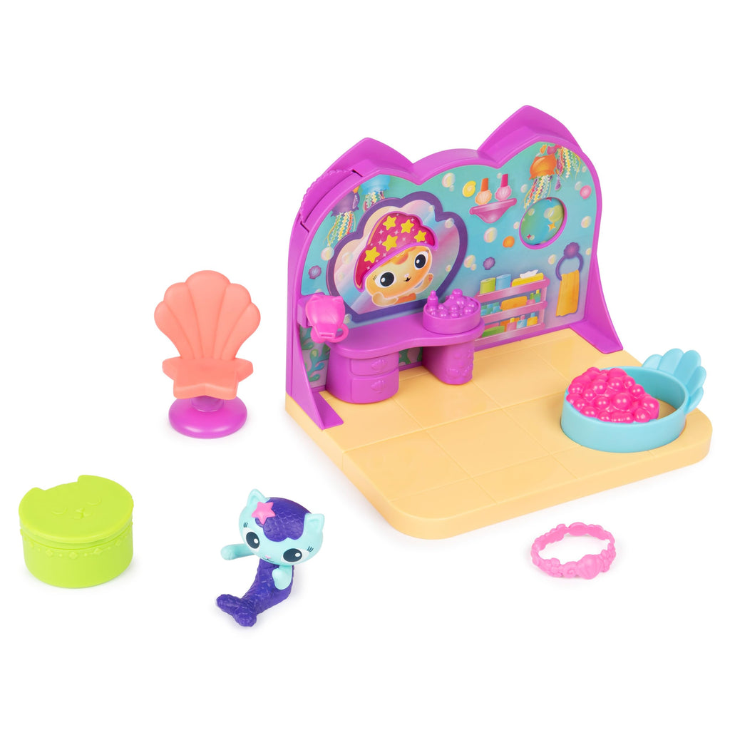 Gabby’s Dollhouse MerCat’s Spa Room Playset with Figure and Accessories