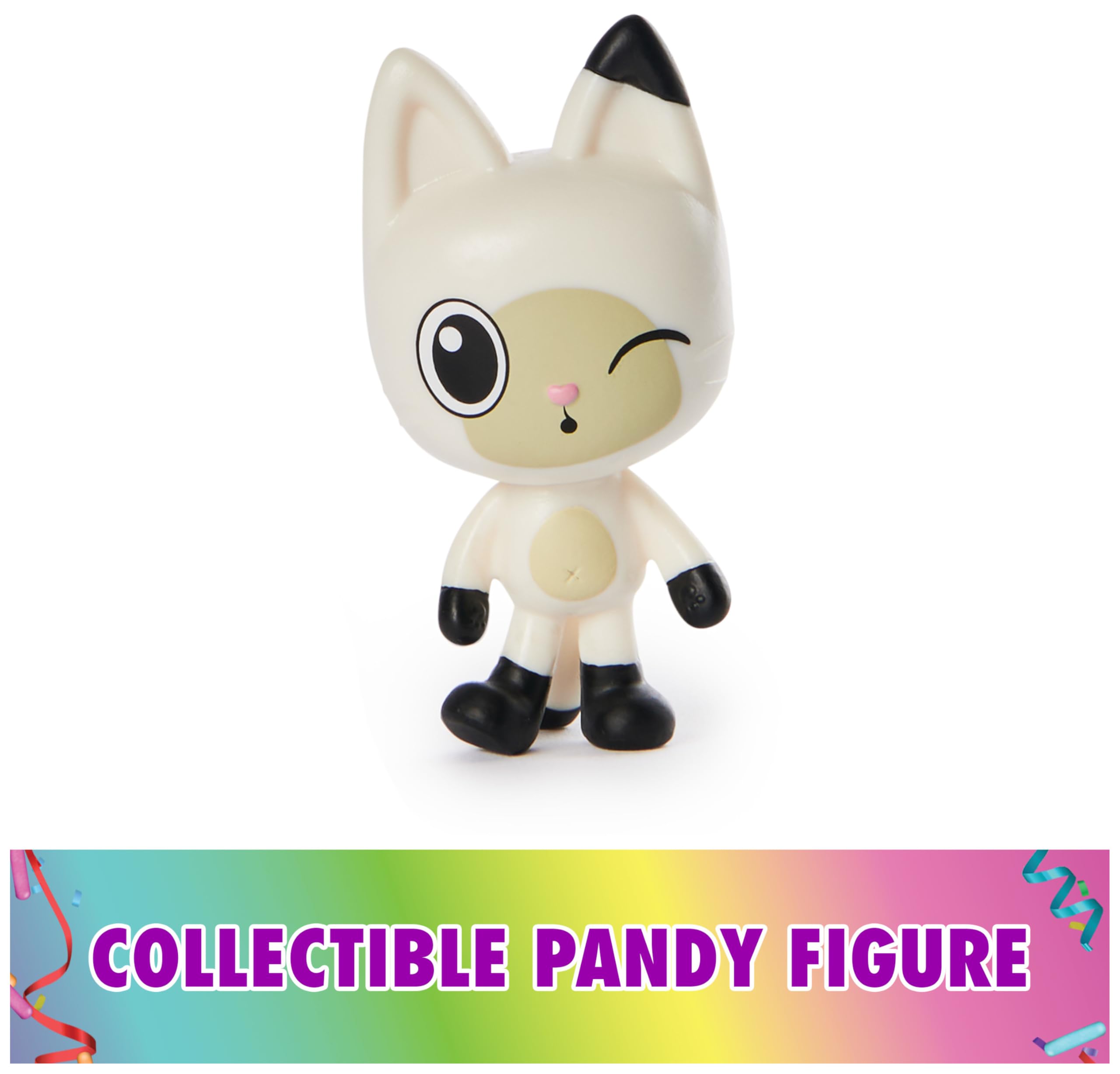 Gabby's Dollhouse Pandy Paws Dreamy Balcony Playset - 8 Pieces with Toy Figures & Accessories for Kids 3+