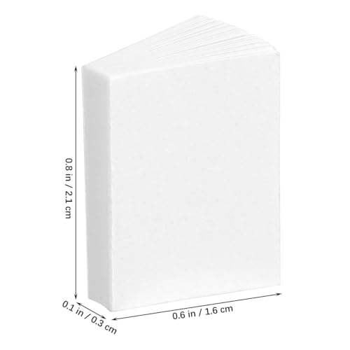 Gadpiparty 50 Mini Dollhouse Books 1:12 Scale - Blank Pages for Crafts & Decoration