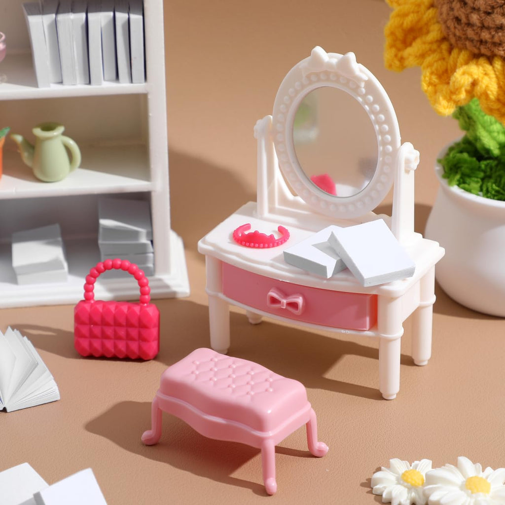 Gadpiparty 50 Mini Dollhouse Books 1:12 Scale - Blank Pages for Crafts & Decoration