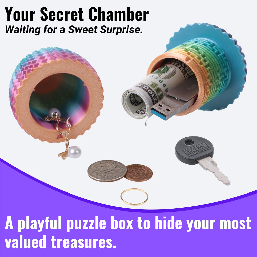Galapopo Maze Egg Money Puzzle Gift Box: 4 Unique Internal Designs, Secret Cash Holder, Brain Teaser Toy