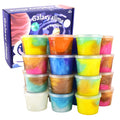 Galaxy Slime Kit 40 PCS - Non-Sticky, Non-Toxic Sensory Slime for Kids Party Favors