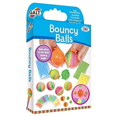 Galt Bouncy Balls Kit – Make 2 Large or 8 Small Glow-in-the-Dark Bouncy Balls
