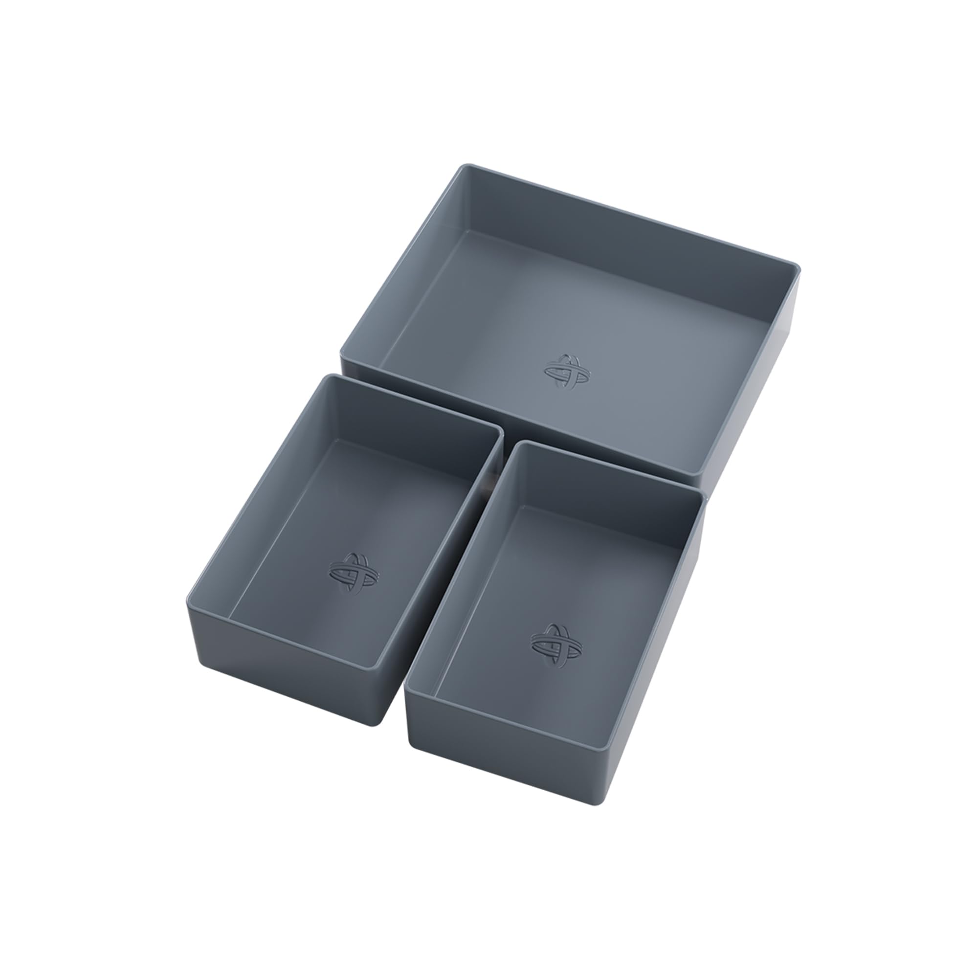 Gamegenic Token Silo Card Add-On (3-Piece) - Black Modular Storage Trays for Cards, Tokens, Dice