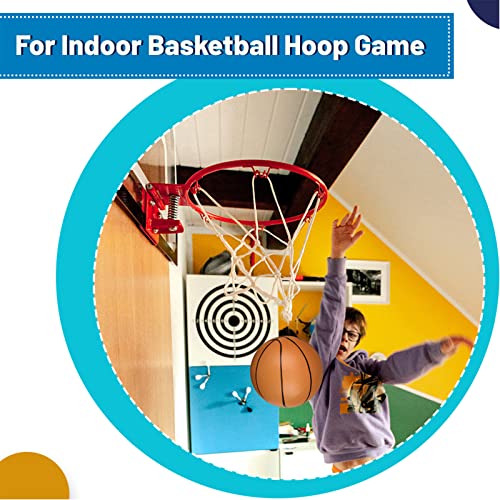 Gamtec 5-Inch Mini Toy Basketballs (3-Pack) – Soft Rubber Balls for Indoor Hoops, Pool, Beach & Toddler Play with Air Pump