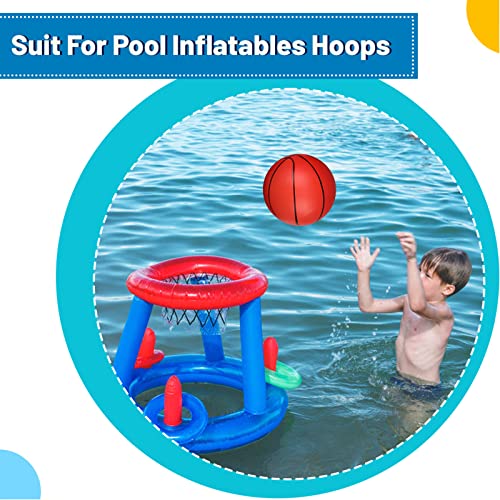 Gamtec 6" Mini Basketballs Set of 3 with Pump for Toddlers Kids Indoor Outdoor