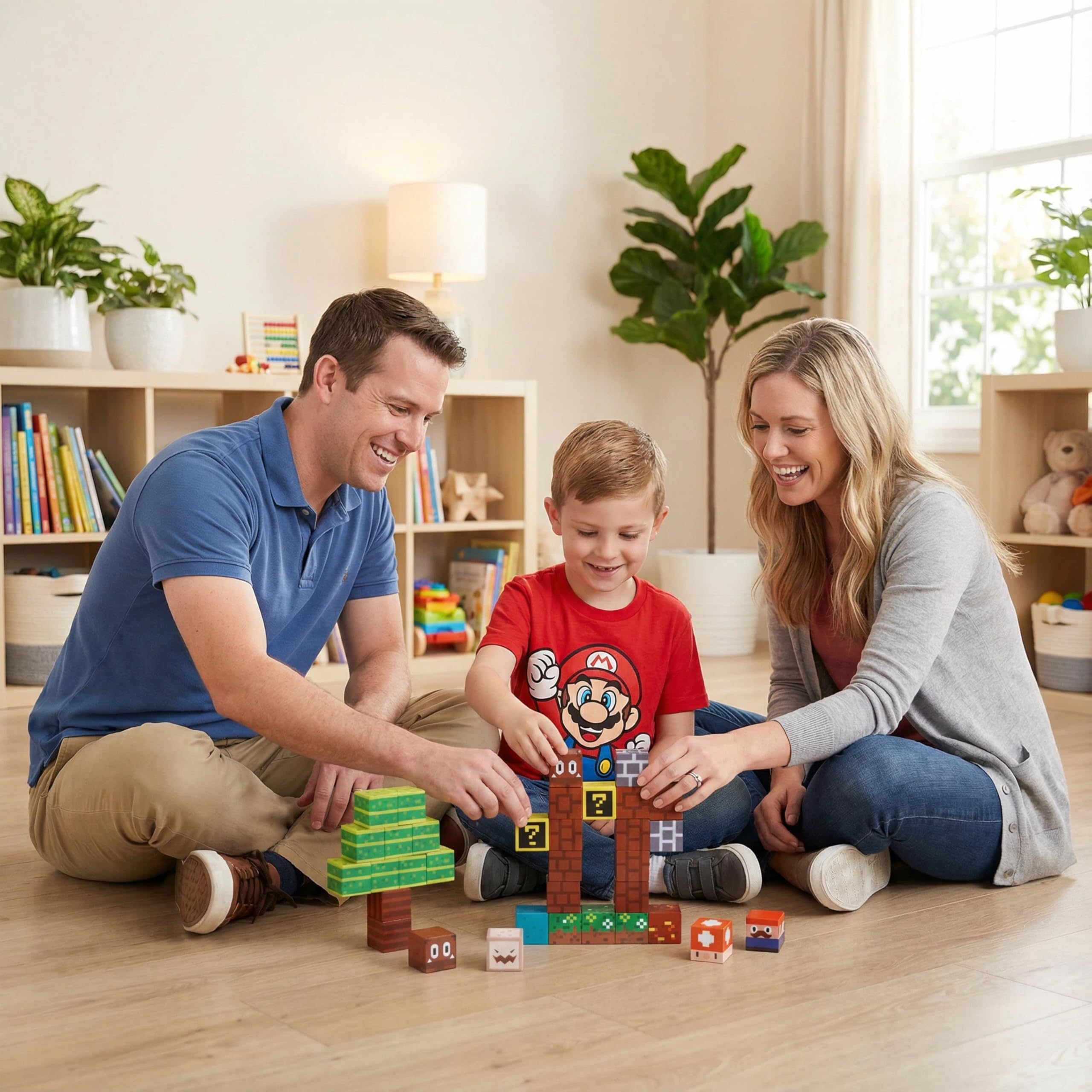GANGZHIBAO 45-Piece Magnetic Building Blocks – Portable STEM Toy for Kids Ages 3+