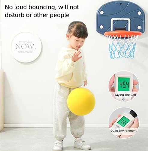 Ganjiang 7-Inch Silent Foam Ball for Indoor Play – Uncoated Sponge Kickball & Dodgeball