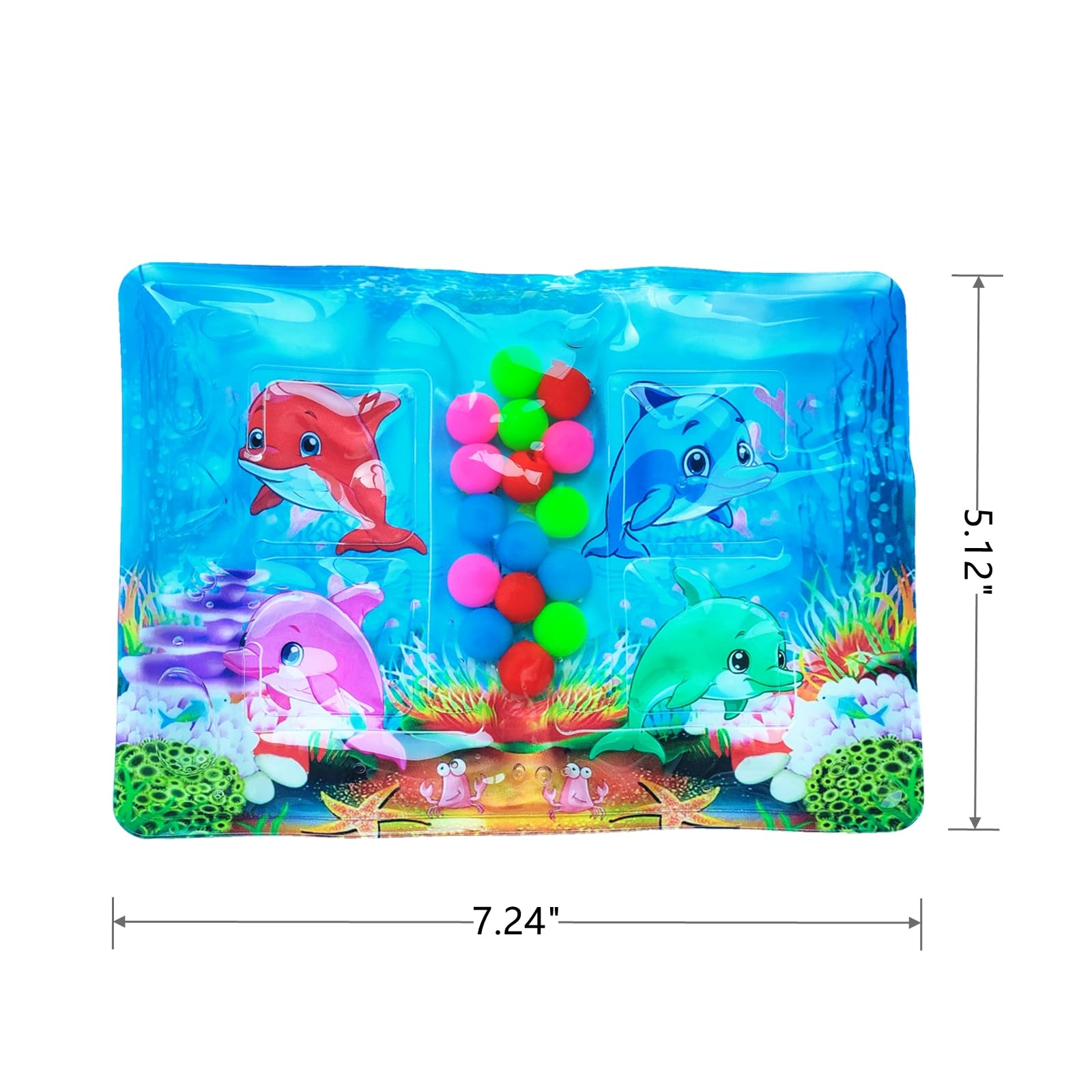 Ganjiang Color Matching Squeeze Toys 2-Pack – Dolphin Series Sensory Fidget Toy