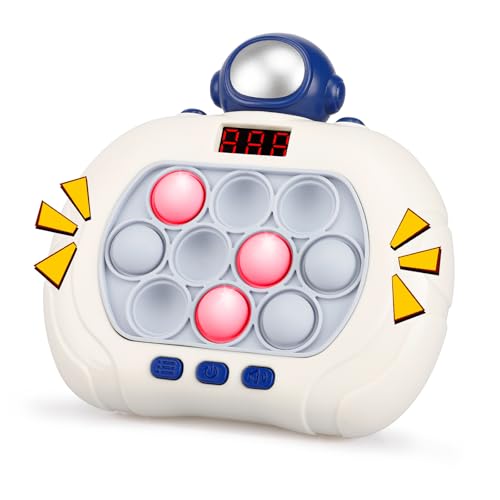 GAPER GO Pop Game Light Up Fidget Toy – Handheld Puzzle for Kids 3-12, Astronaut Design